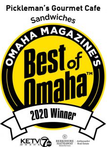 Pickleman's won Best of Omaha Sandwiches 2020 in Omaha Magazine