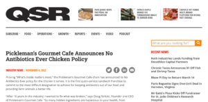 Pickleman’s Featured in QSR Magazine