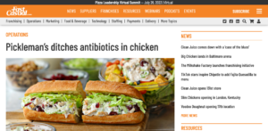 Fast Casual: Pickleman’s ditches antibiotics in chicken