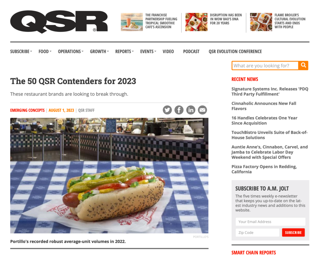 Pickleman’s Makes QSR 2023 Top 50 Contenders Pickleman's Franchising